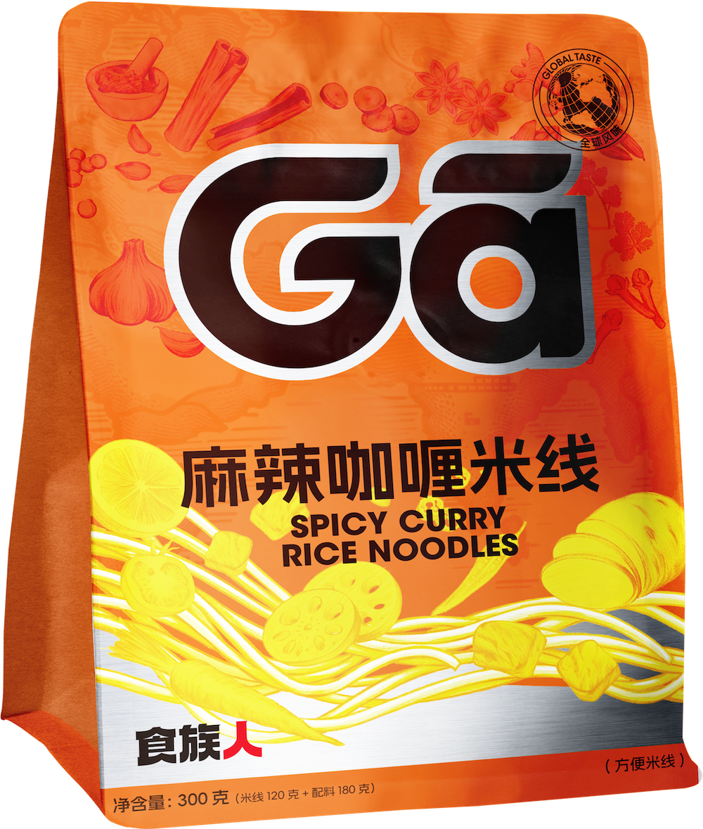 食族人麻辣咖喱米線（袋裝）