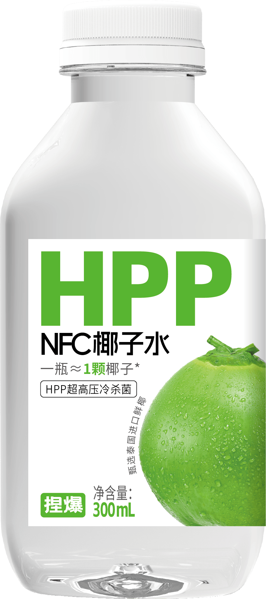 哪吒捏爆HPP椰子水300ml