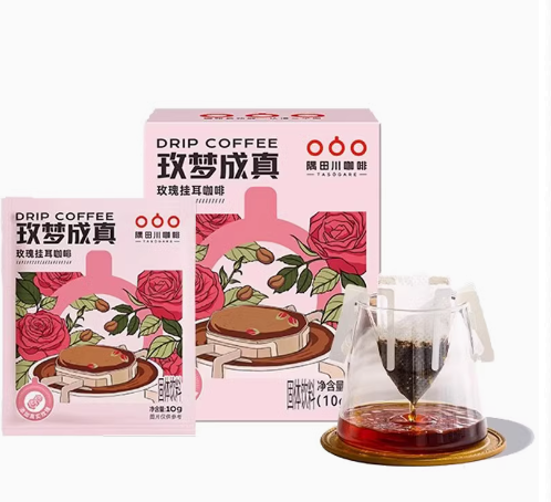 隅田川“玫”夢成真掛耳咖啡.添加玫瑰