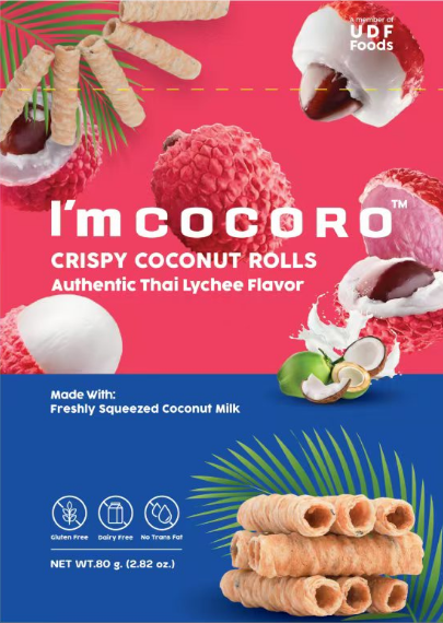 I'm COCORO 荔枝味椰子卷（糕點(diǎn)） 80g