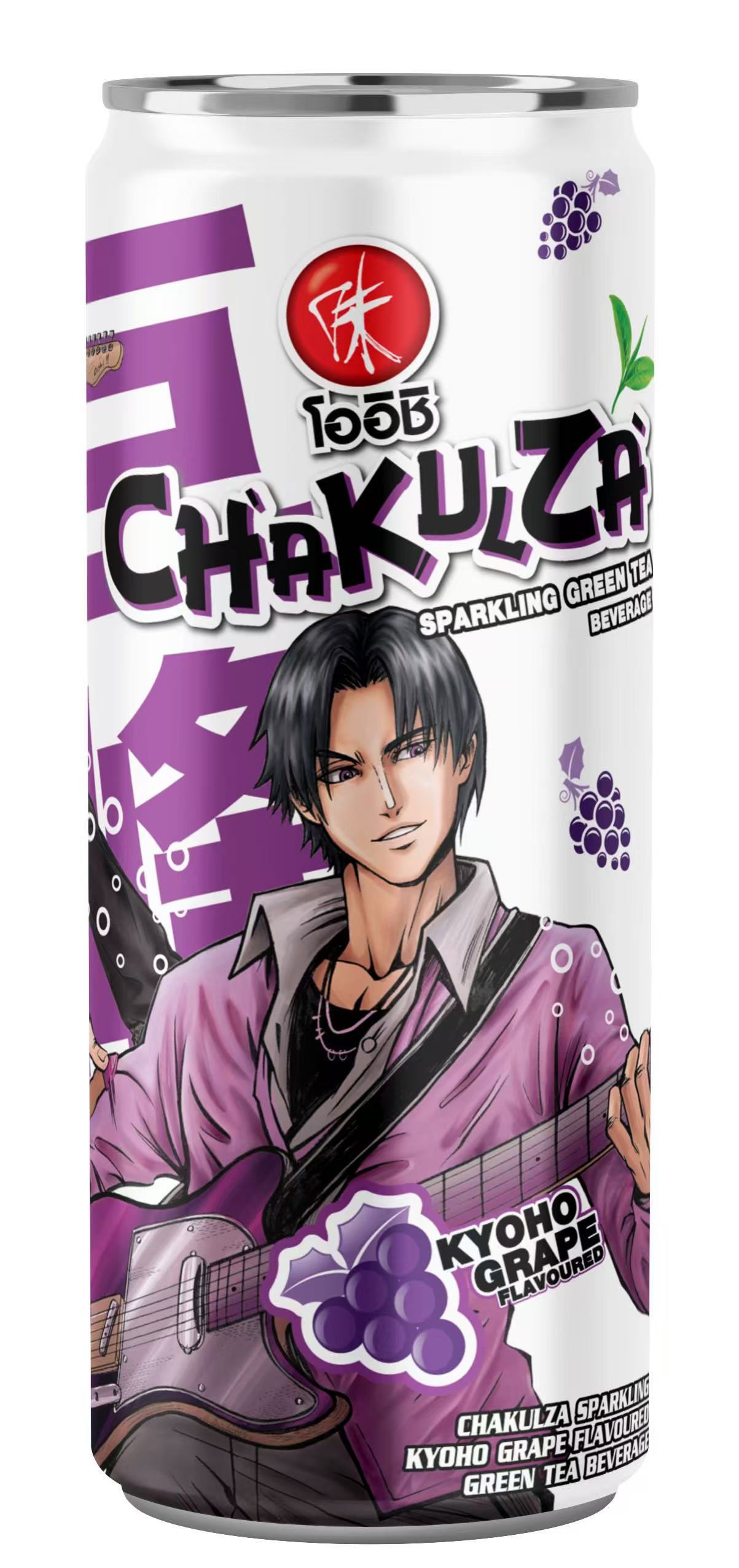 味牌巨峰葡萄味气泡绿茶(茶饮料)