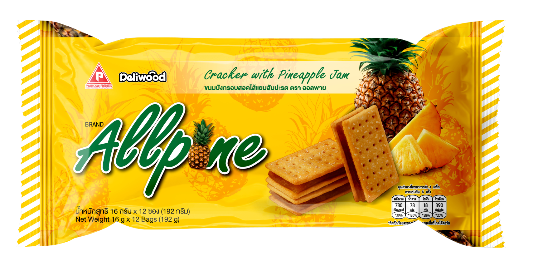 Deliwood德味森菠萝果酱夹心饼干