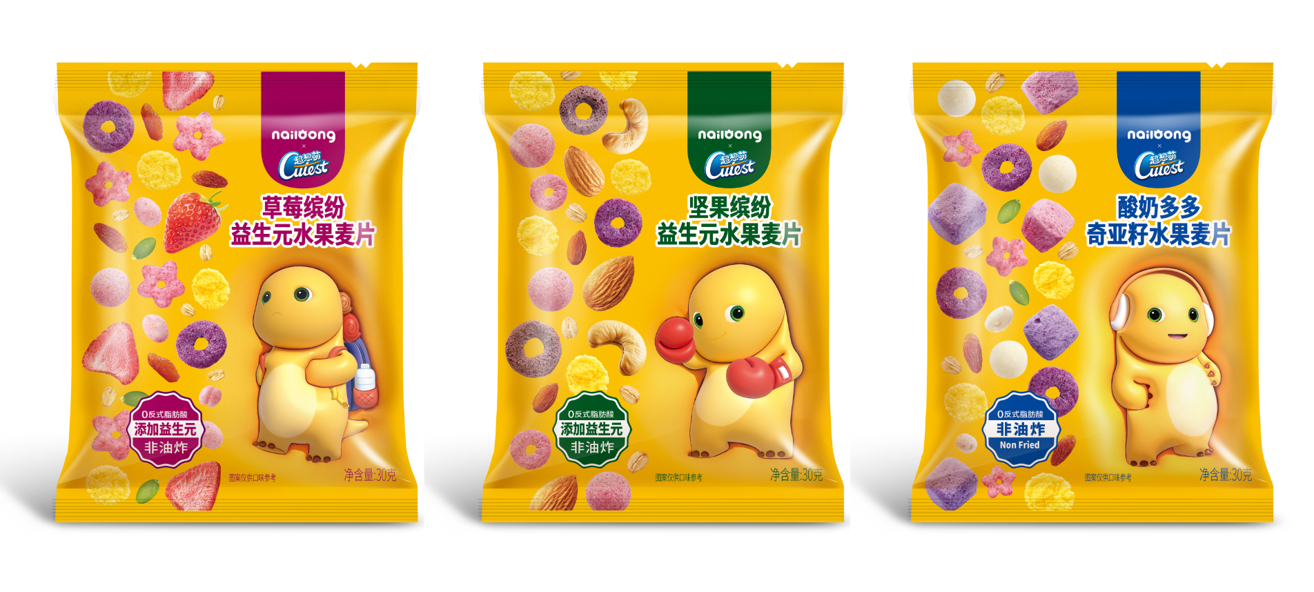 超想萌益生元水果麥片30克