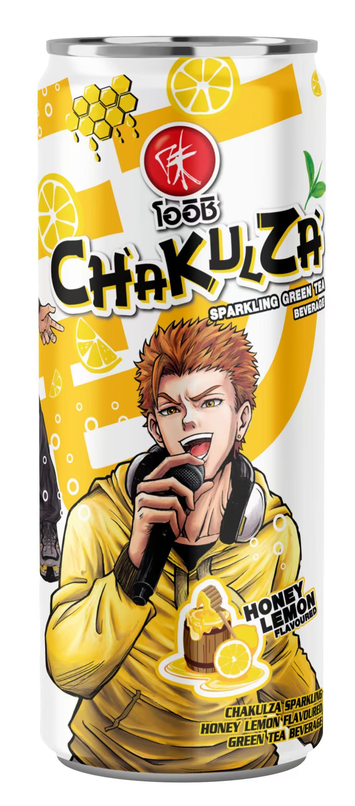 味牌蜂蜜柠檬味气泡绿茶(茶饮料)