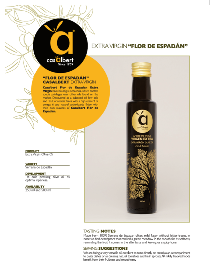 flor de espadán 特級初榨橄欖油