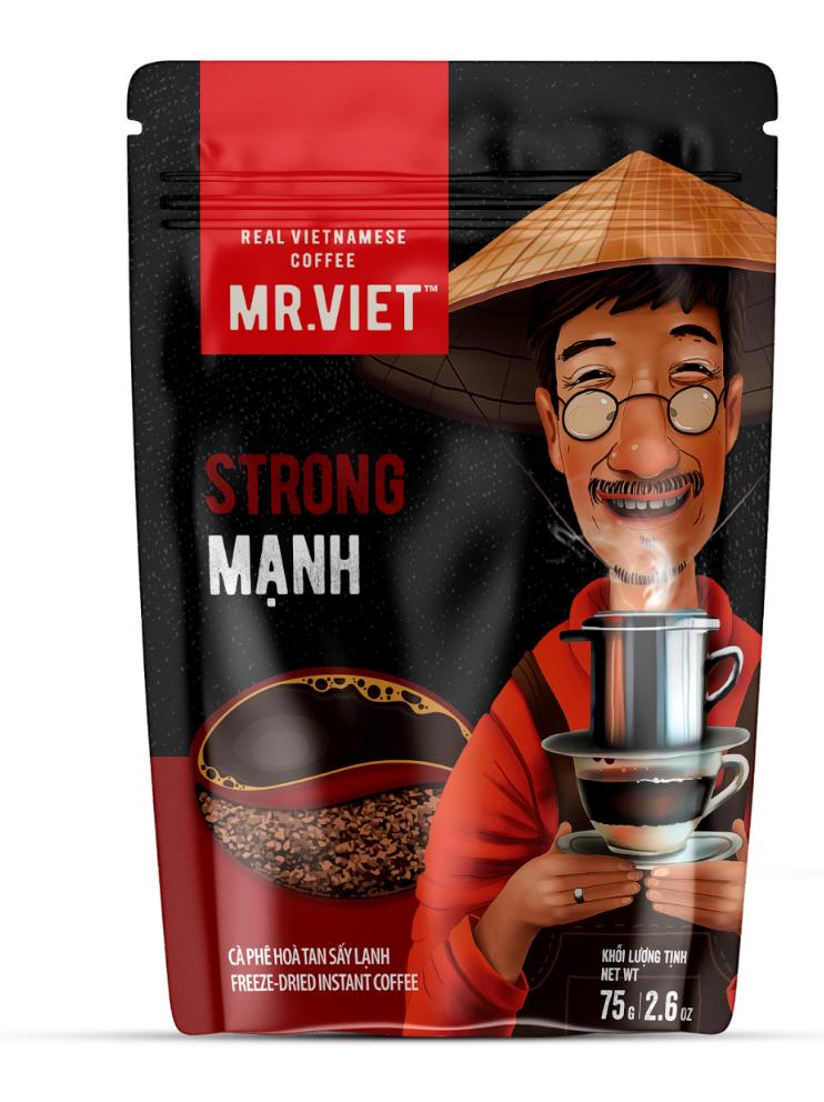 Mr. Viet 強烈即溶咖啡，75 克