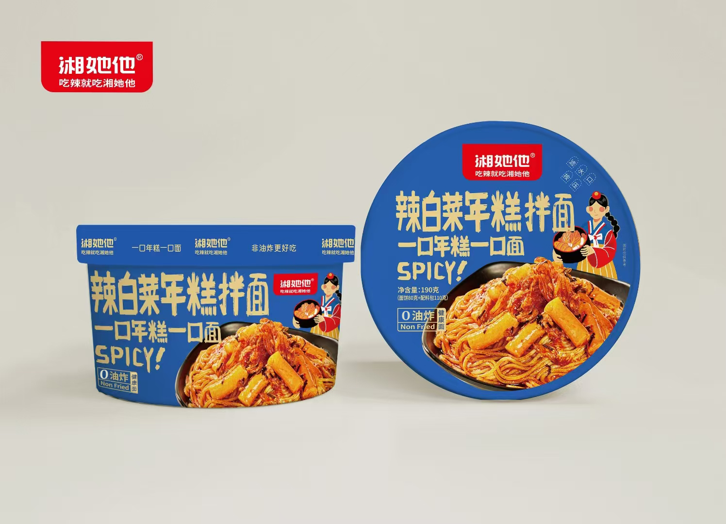 辣白菜年糕拌面190克