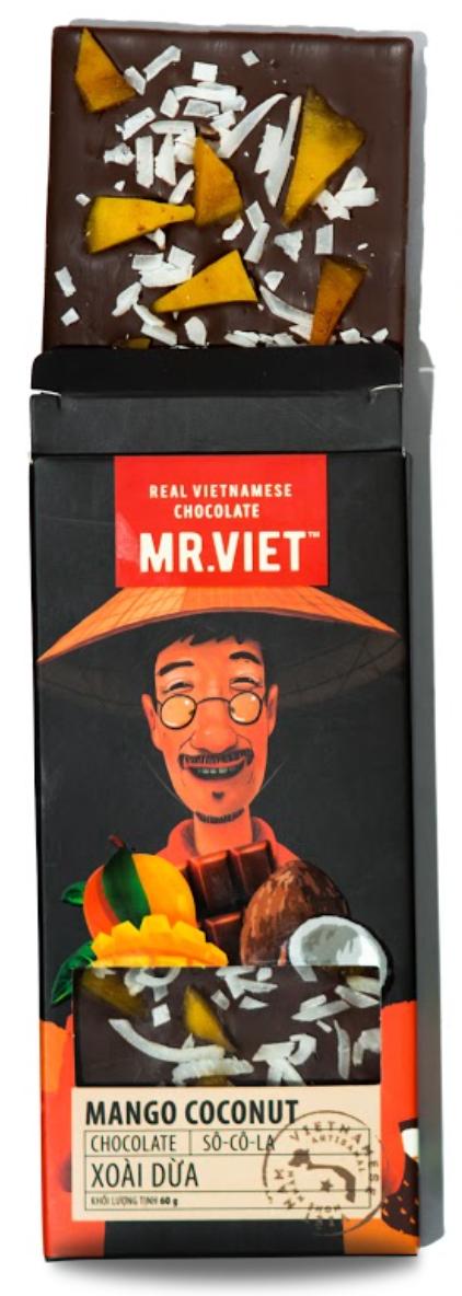 Mr. Viet 芒果椰子巧克力 - 60 克
