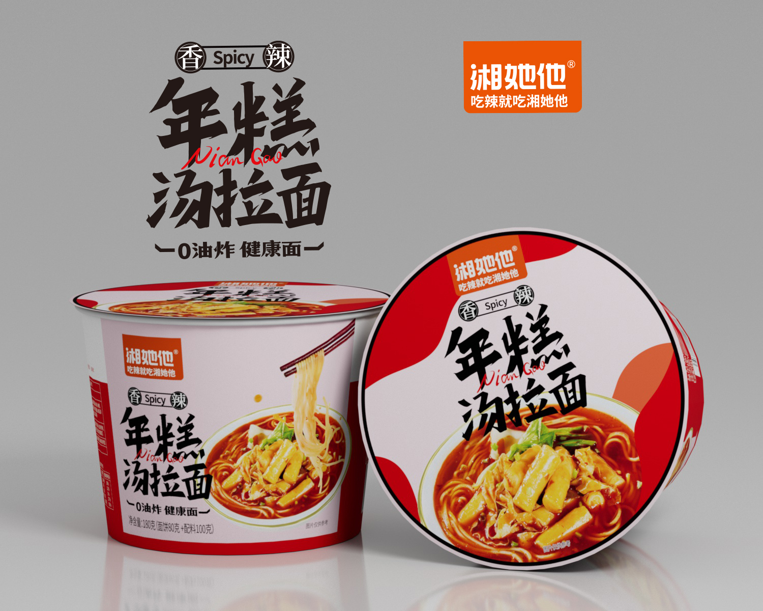 年糕湯拉面香辣味180克