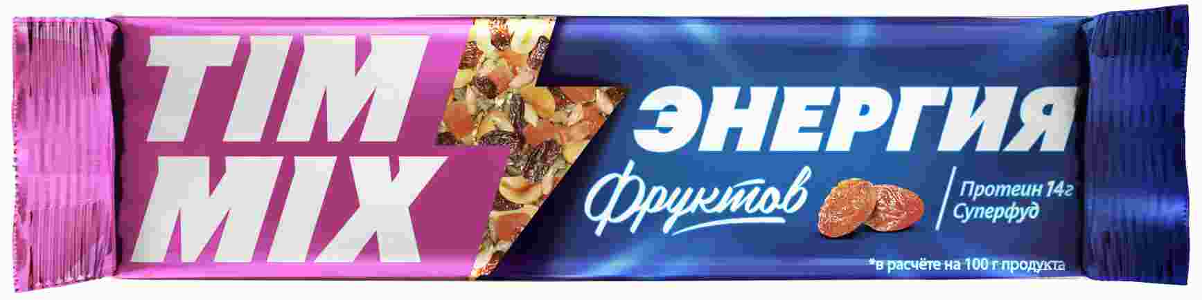 Timmix 柔軟果干能量棒 “果香活力”，40克