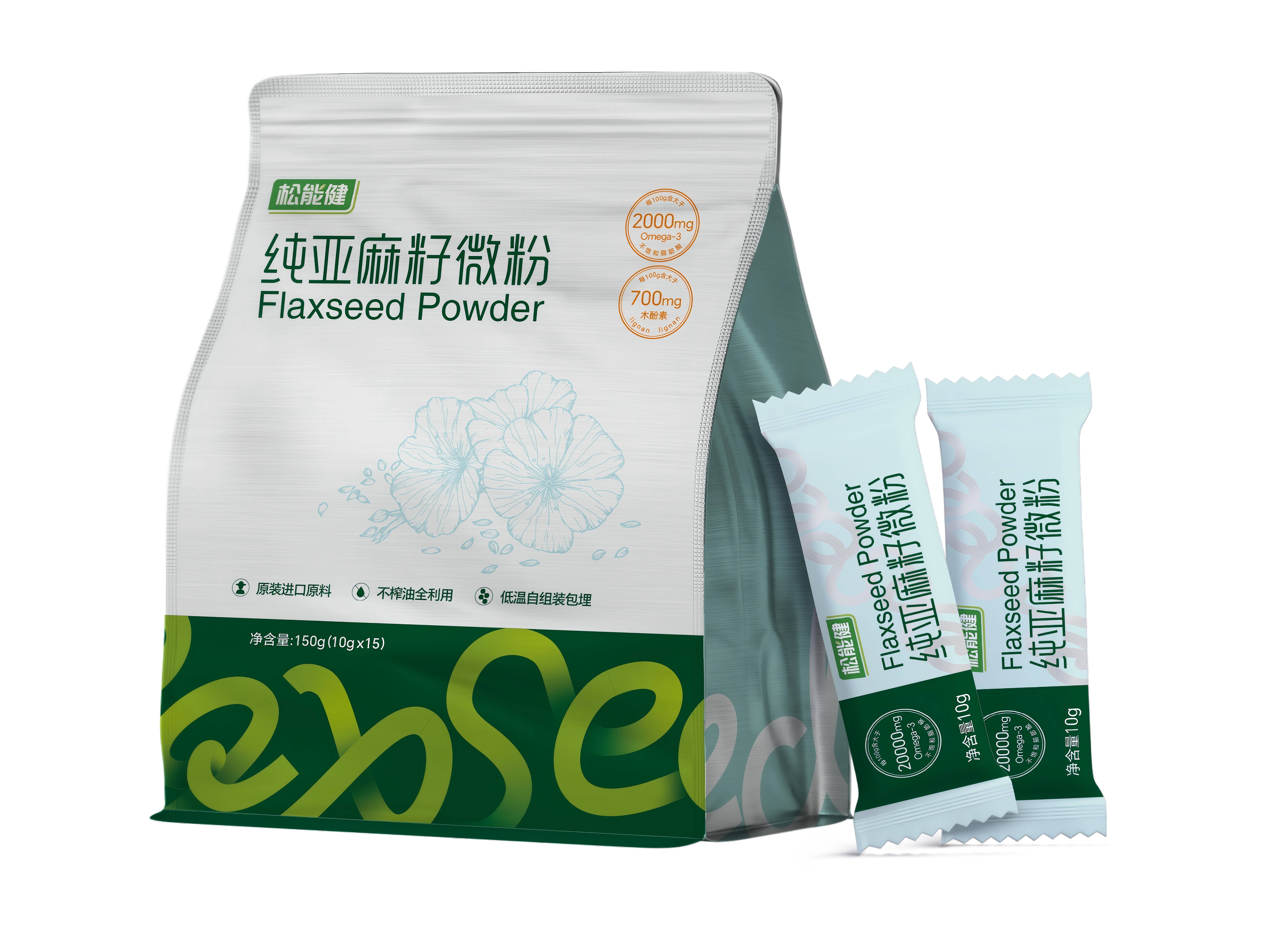 松能健純亞麻籽微粉