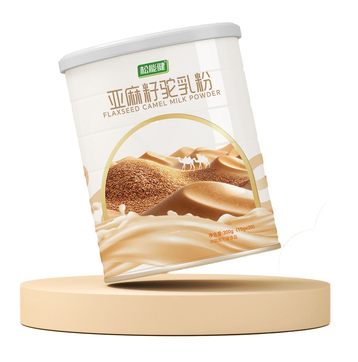 松能健亞麻籽駝乳粉