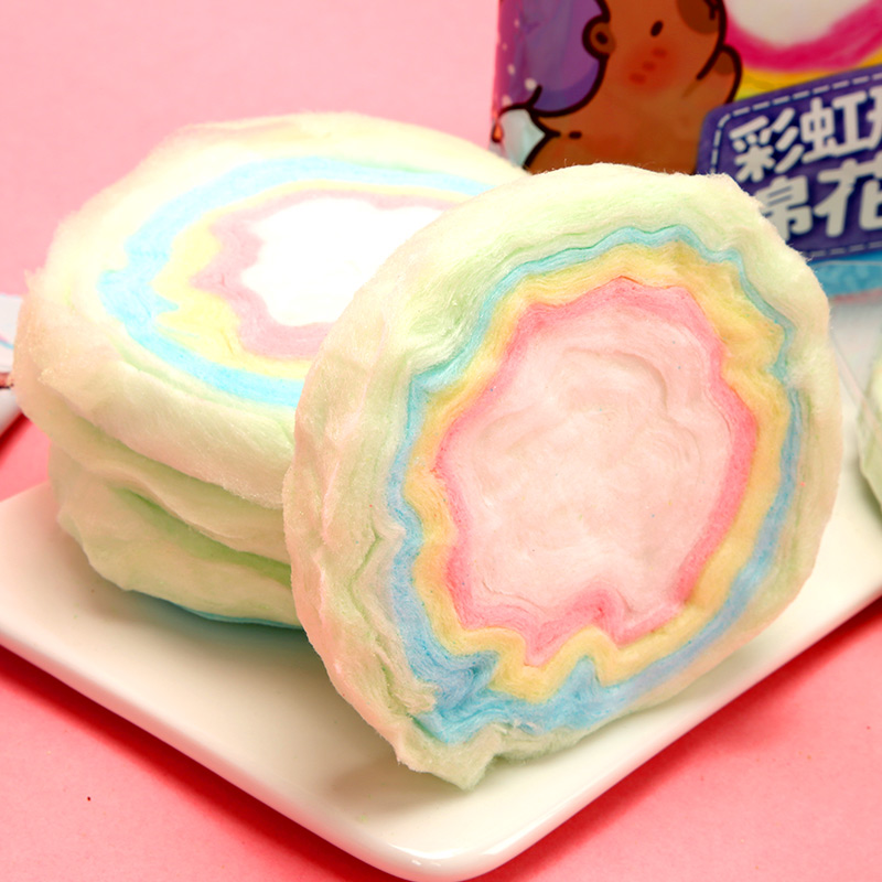 卡皮巴拉彩虹形狀棉花糖12g