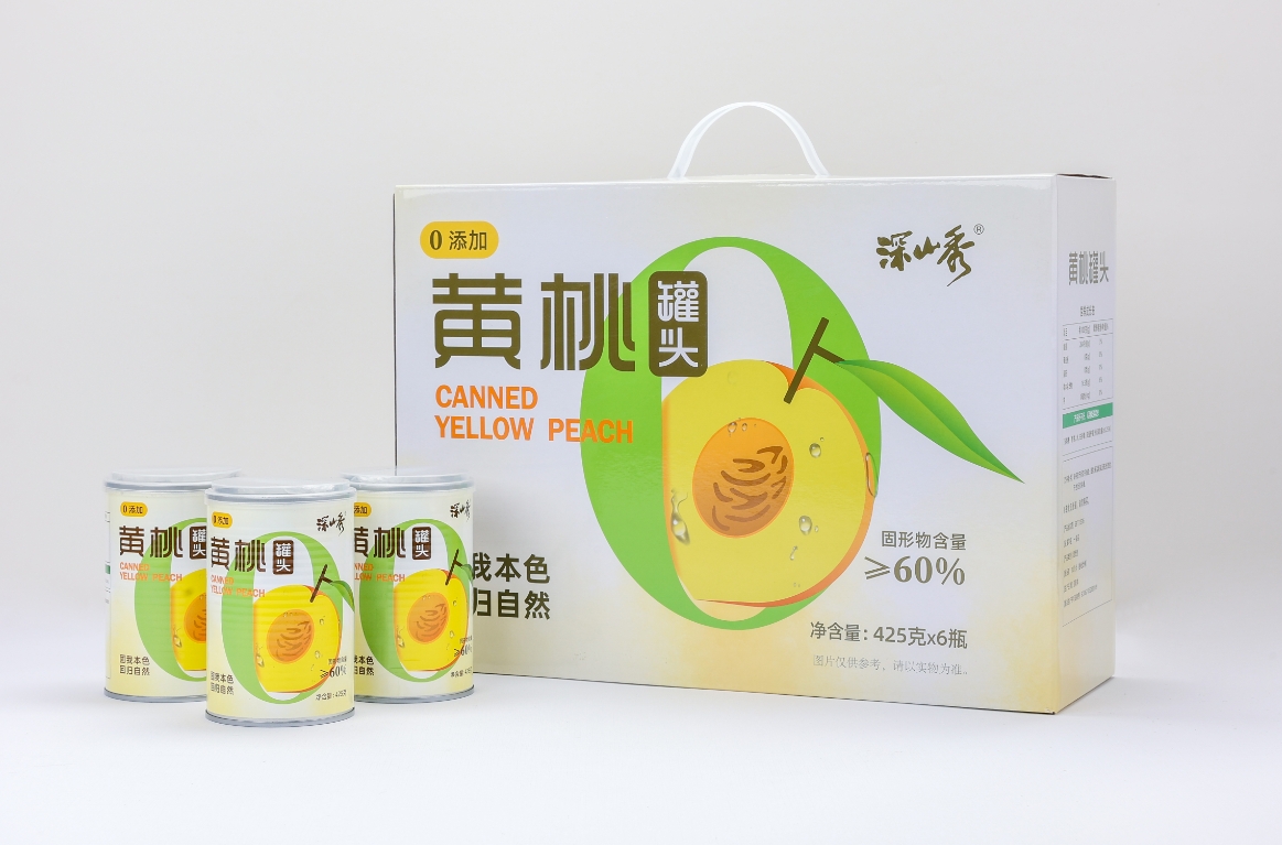 深山秀0添加黃桃罐頭