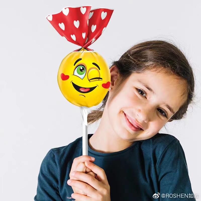 如勝笑臉水果味棒棒糖果