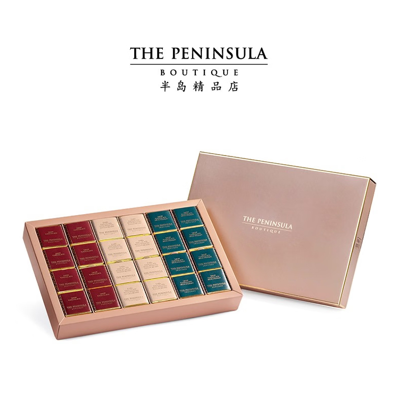 香港半島 The Peninsula 經(jīng)典巧克力片禮盒 24片裝 120g