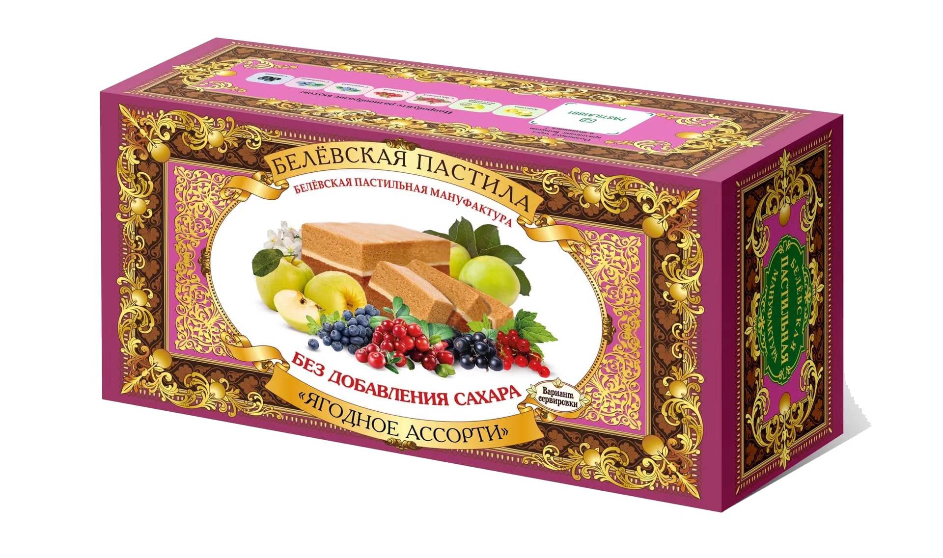 無糖別廖夫軟果糕，什錦漿果味，100g