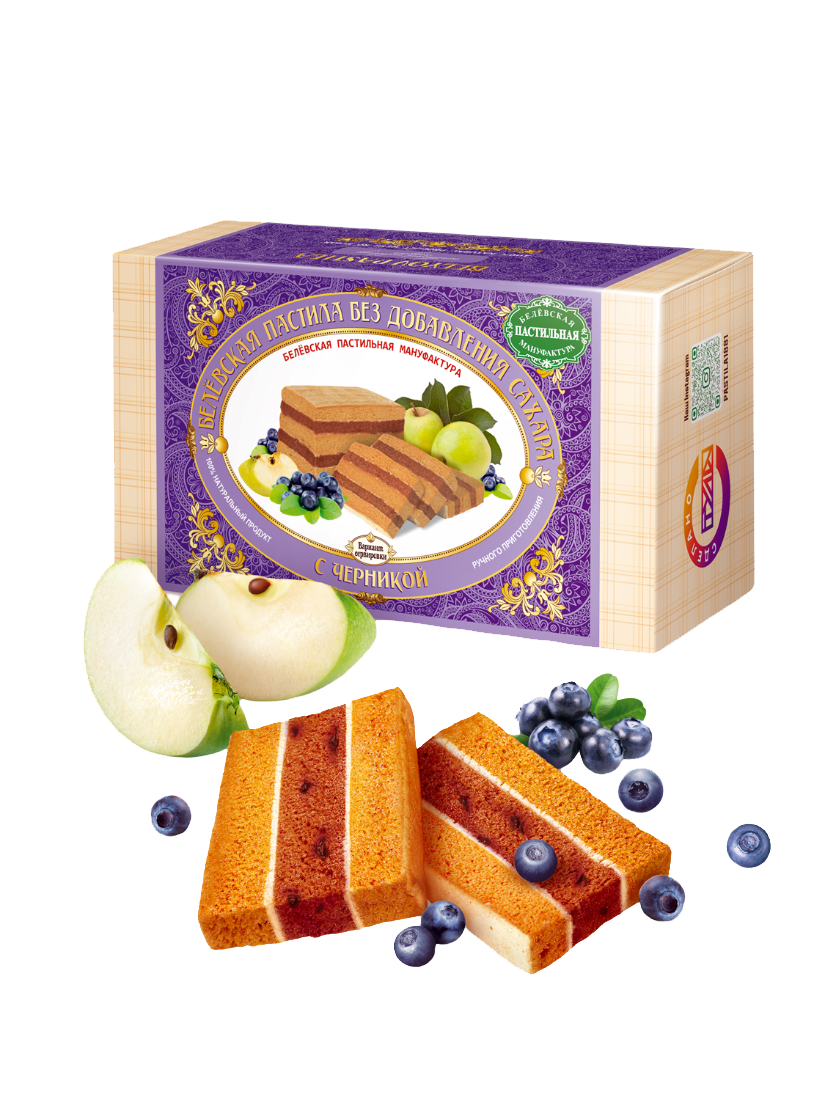 無糖別廖夫軟果糕，藍(lán)莓口味，180g