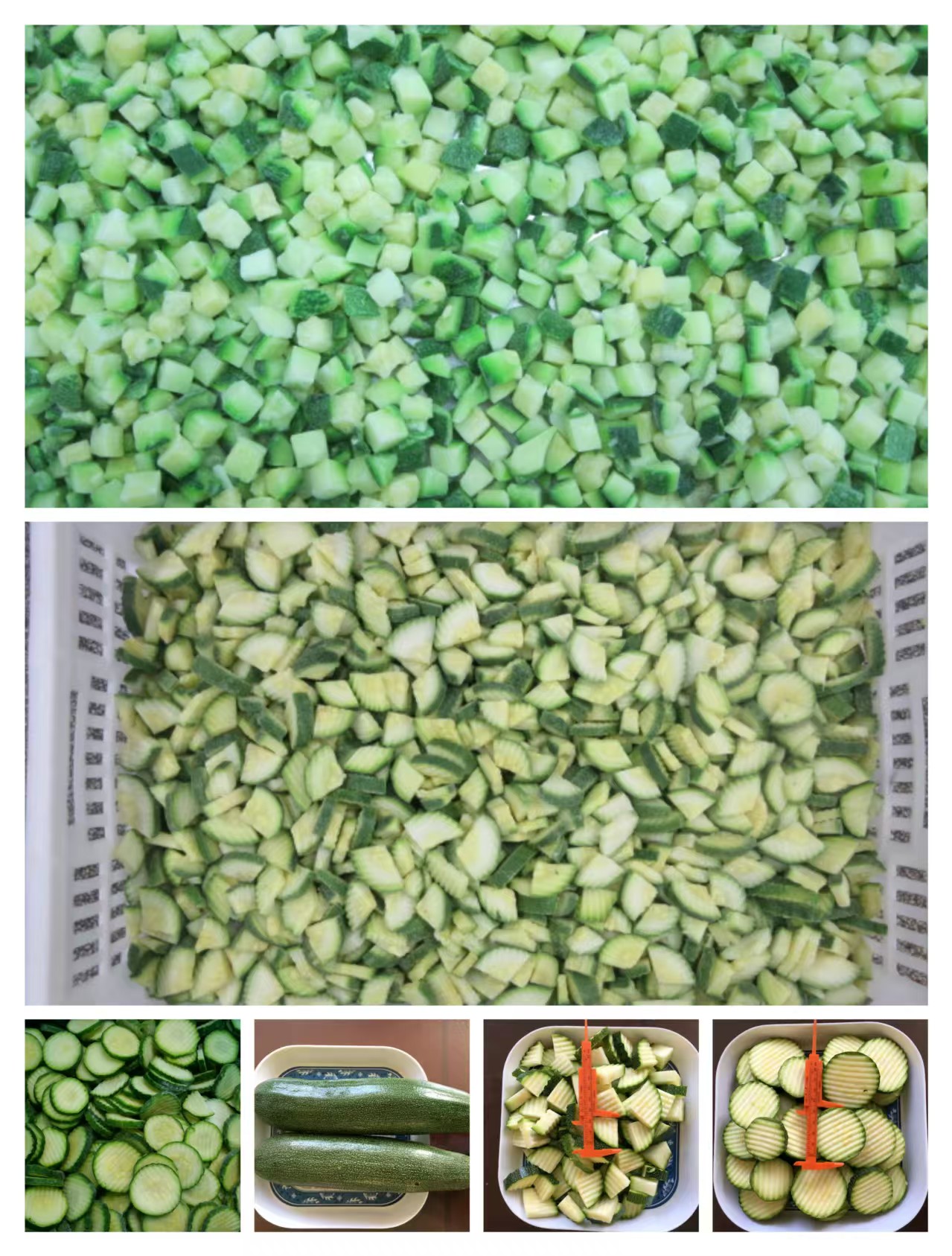 冷凍西葫蘆丁/波紋片