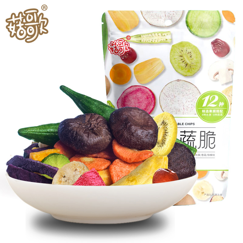 菇歌 綜合果蔬脆量販裝250g/袋