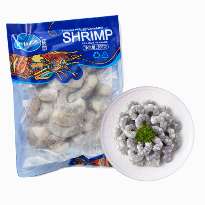 【必樂鮮】冷凍南美白對蝦仁 200g(51-70粒磅)