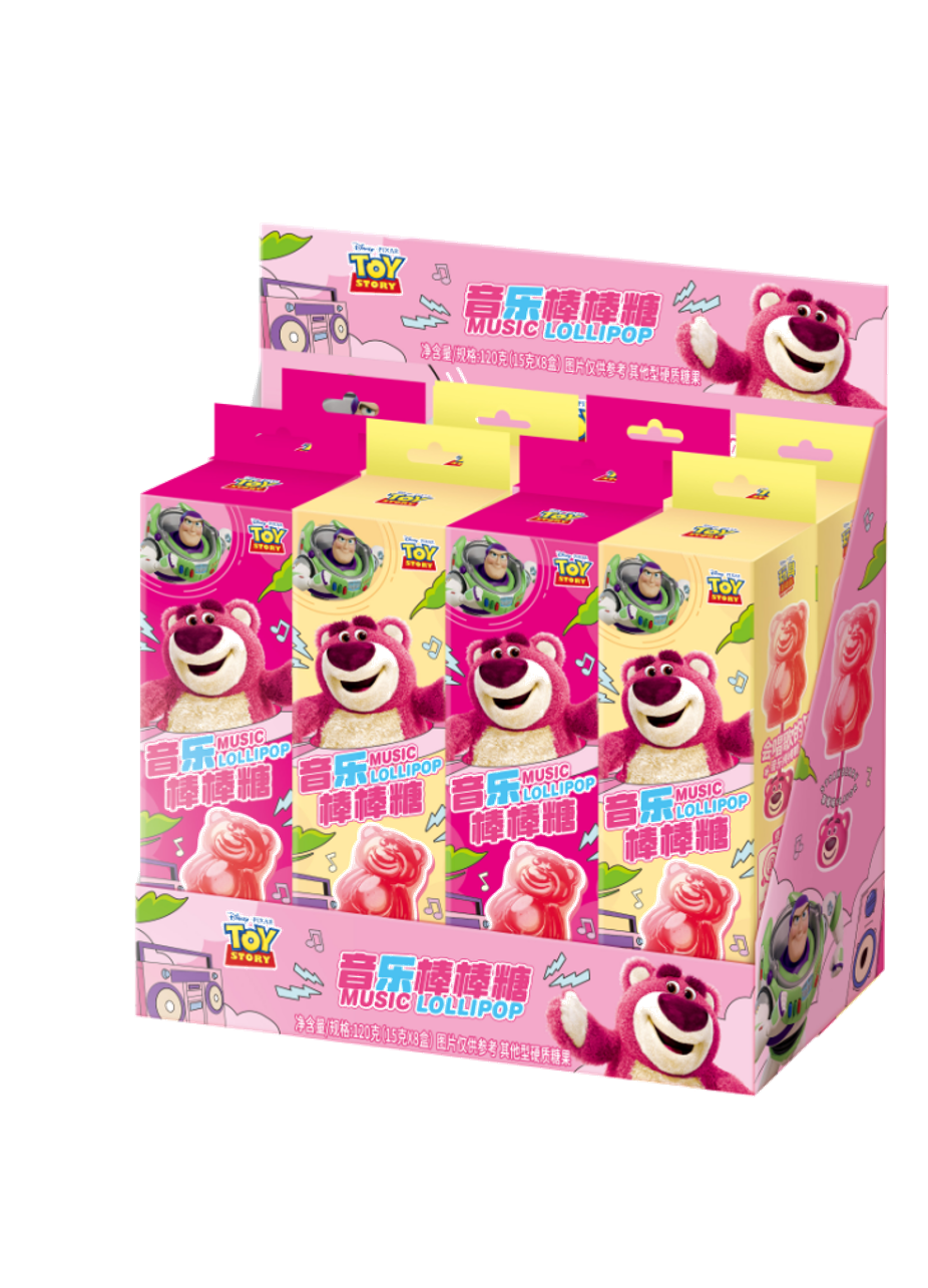 20g音樂棒棒糖-草莓熊款