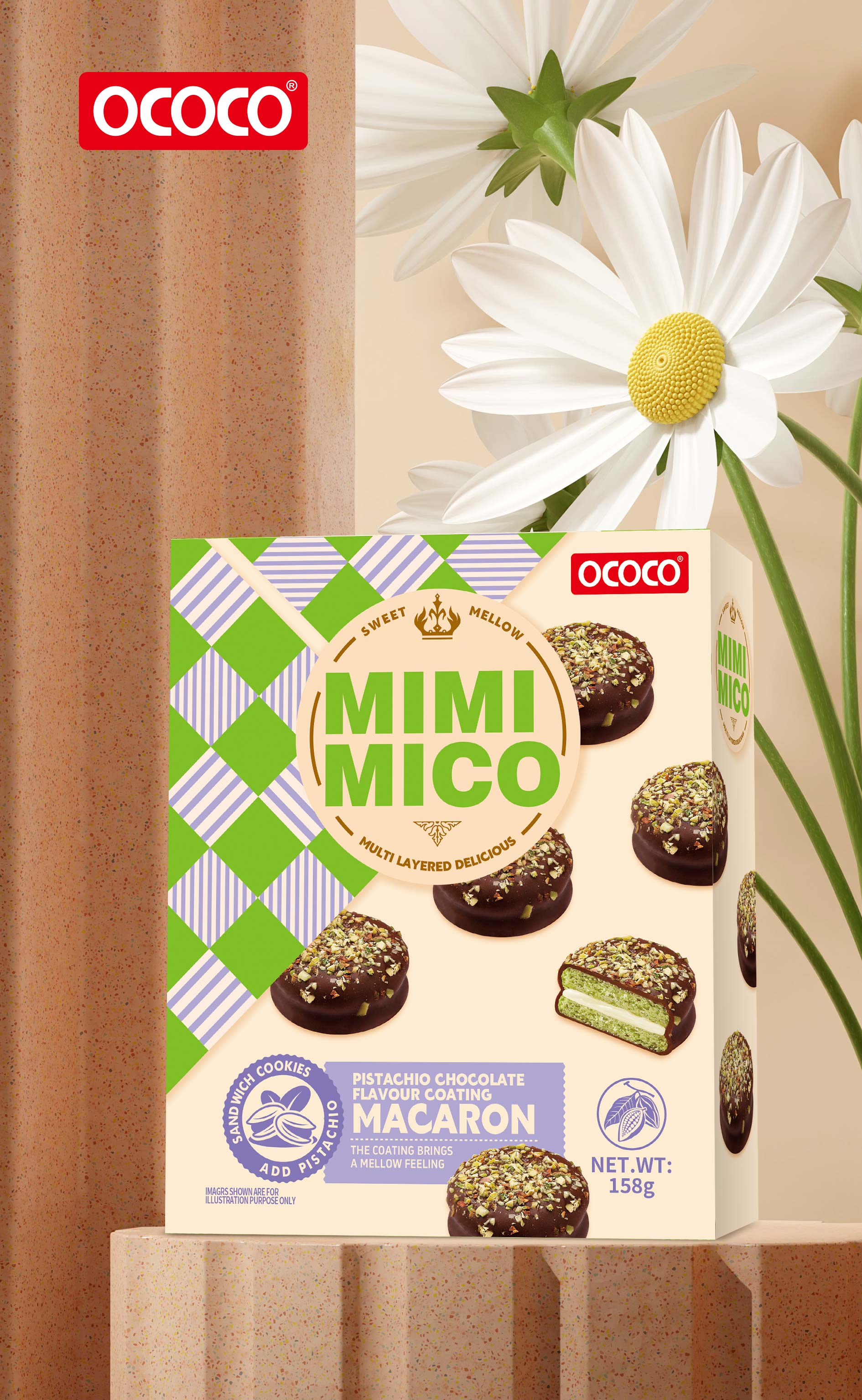 馬卡龍巧克力涂層