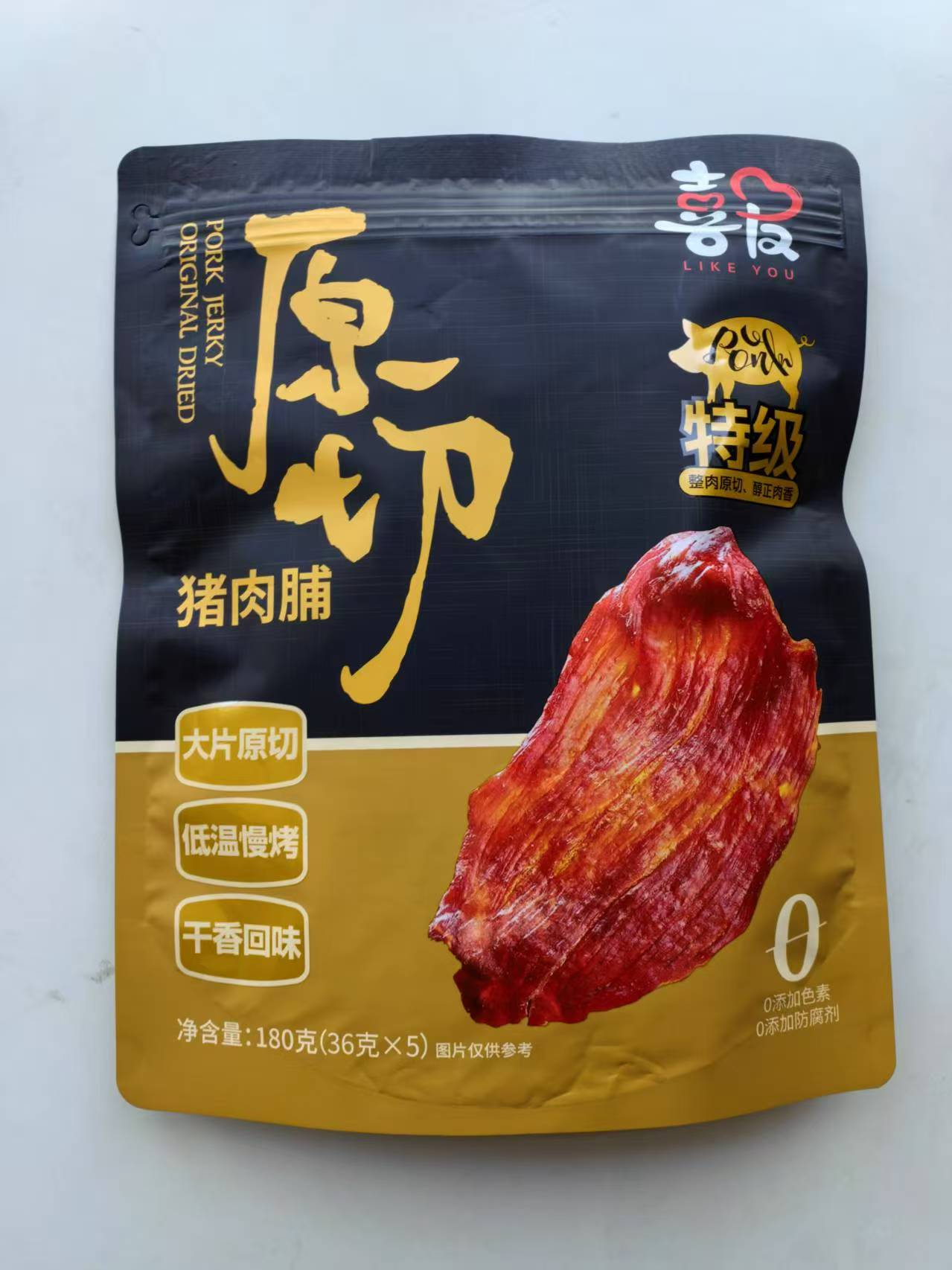 喜友特級(jí)原切豬肉脯180g