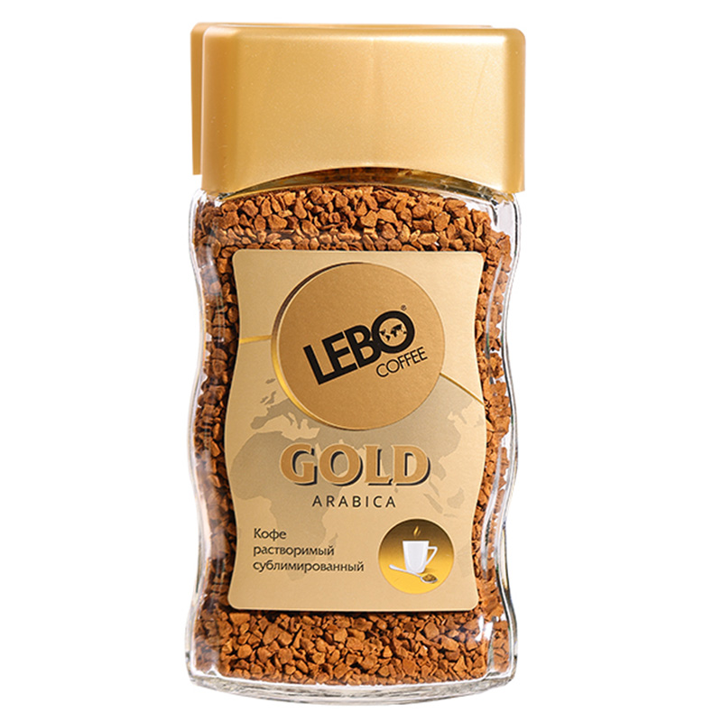 LEBO立泊黃金凍干速溶黑咖啡100克