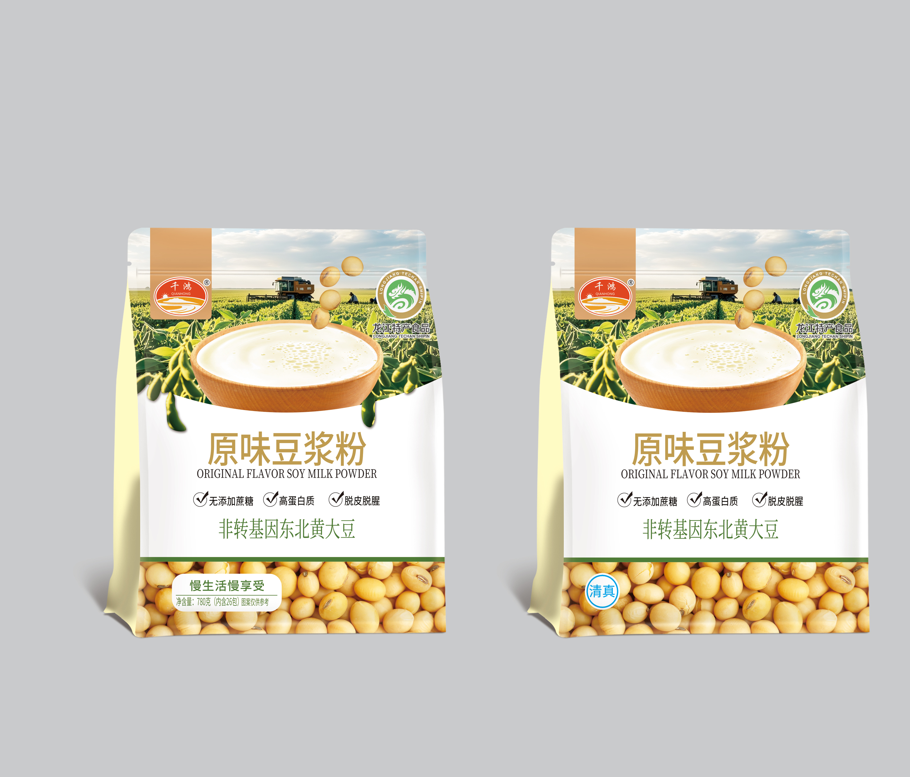 千鴻原味豆?jié){粉780g