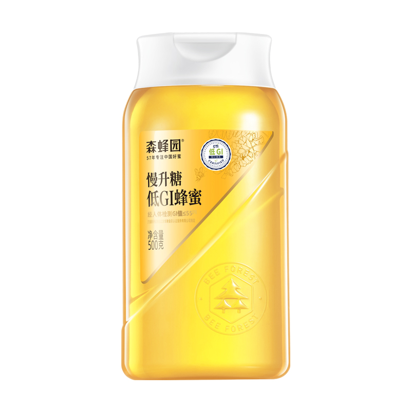 森蜂園低GI蜂蜜500g（扁扁瓶）
