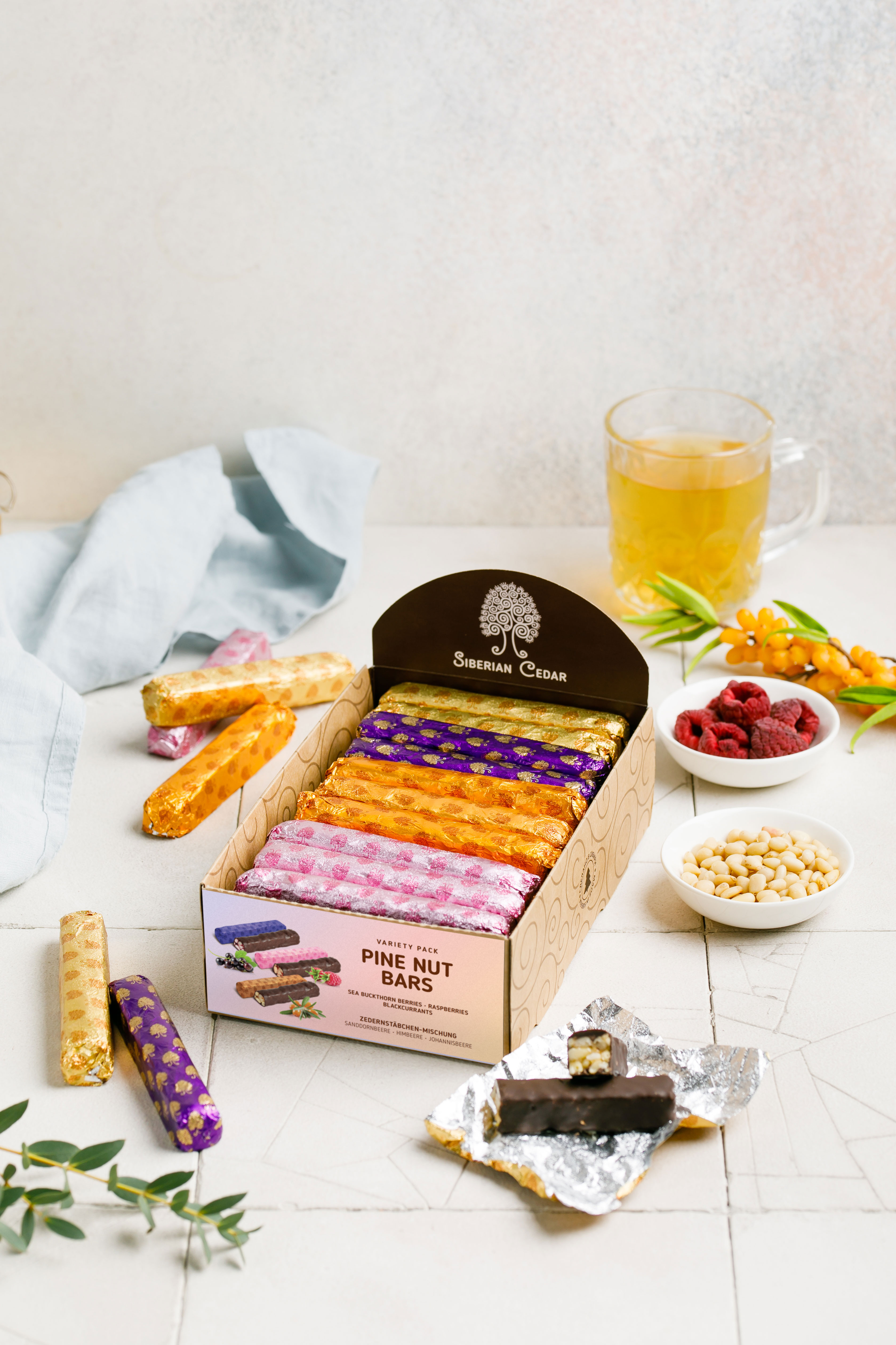 雪松棒什錦（覆盆子，沙棘，黑茶藨子）640克