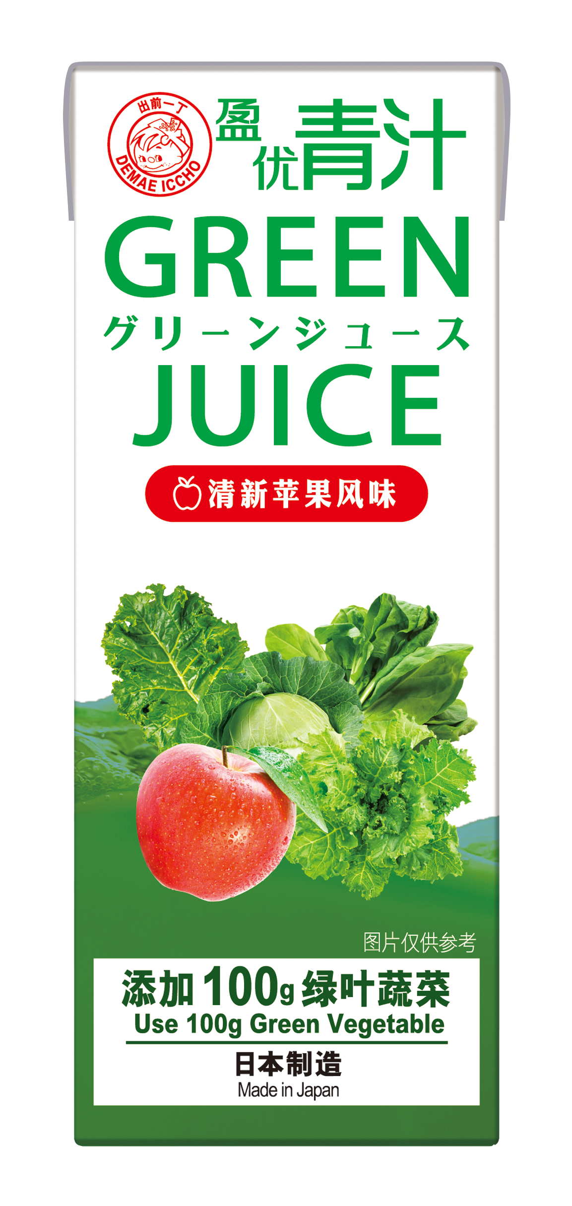 出前一丁盈優(yōu)青汁復(fù)合果蔬汁飲料（蘋果風(fēng)味）