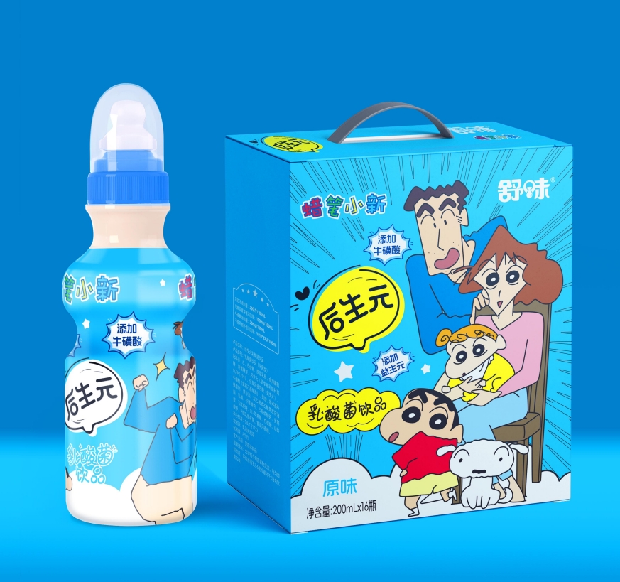 舒味|蠟筆小新硬奶嘴系列原味乳酸菌