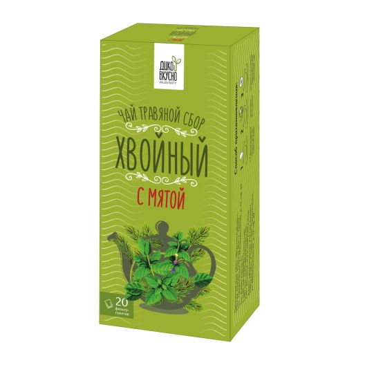 Чай Хвойный с мятой 20 пакетиков