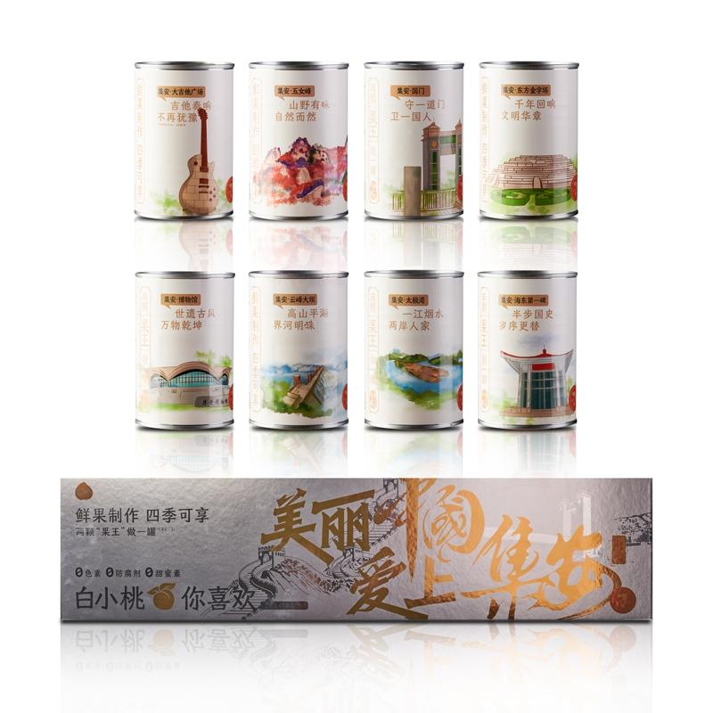 白小桃新八景桃罐頭