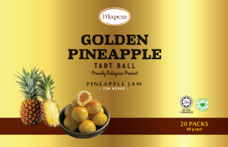 高級黃金菠蘿酥球