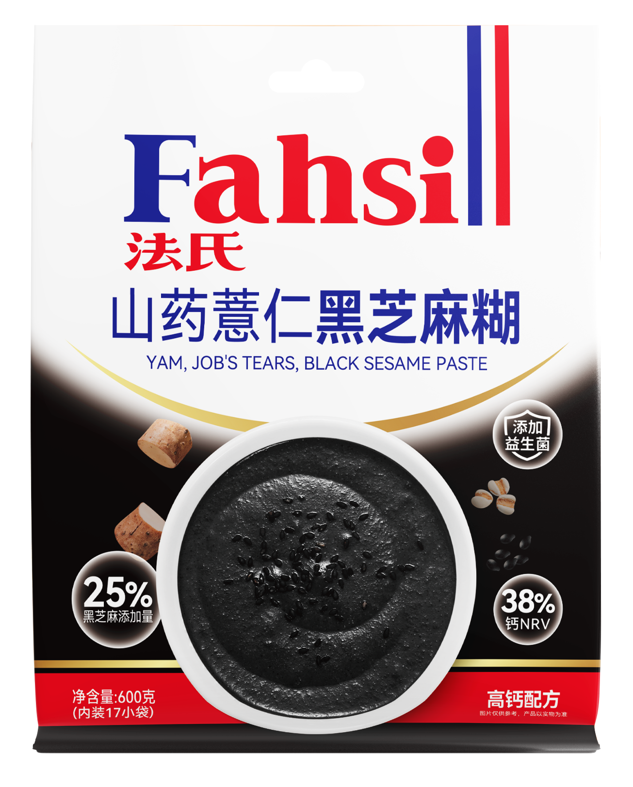 法氏600g山藥薏仁黑芝麻糊