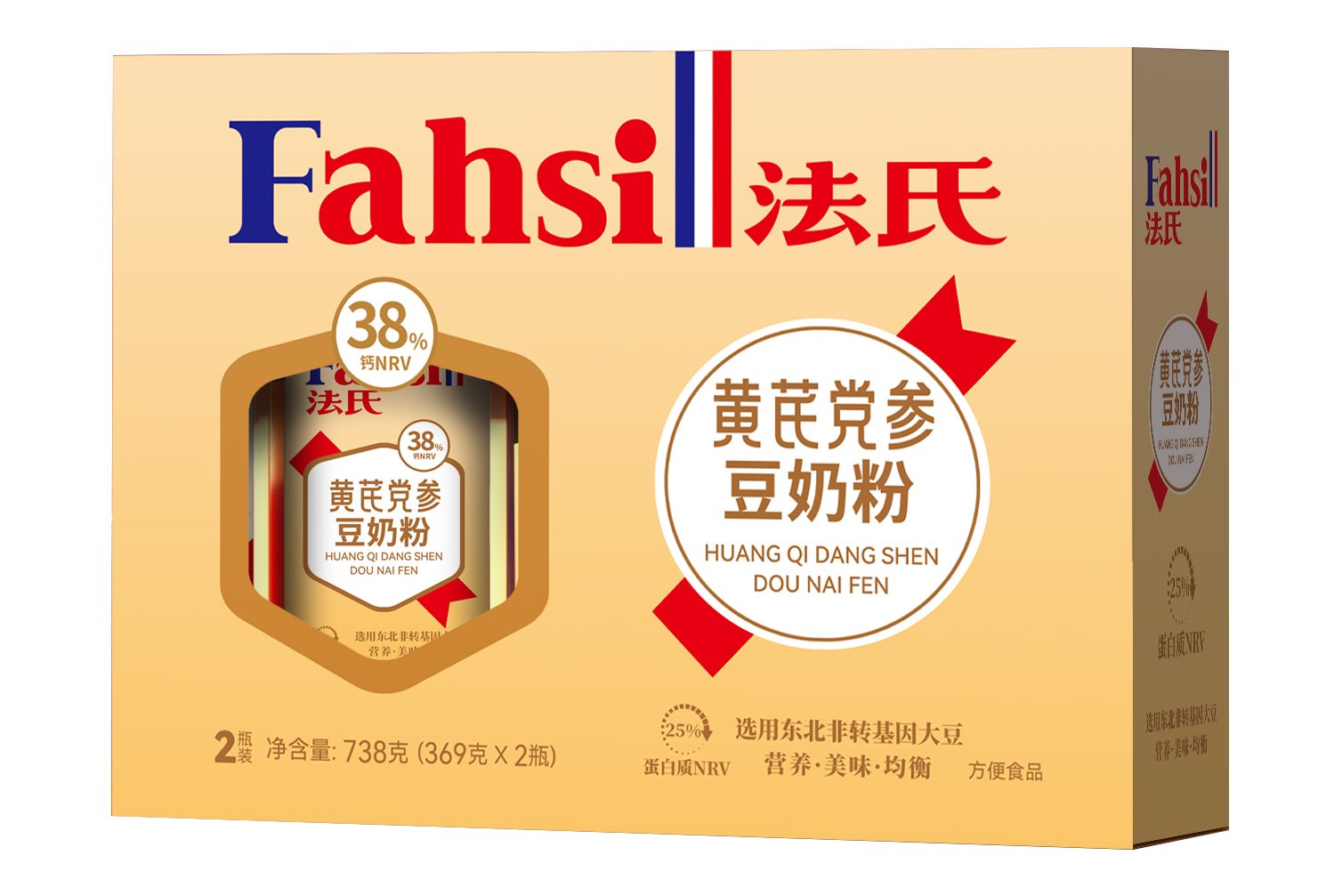 法氏738g黃芪黨參豆奶粉