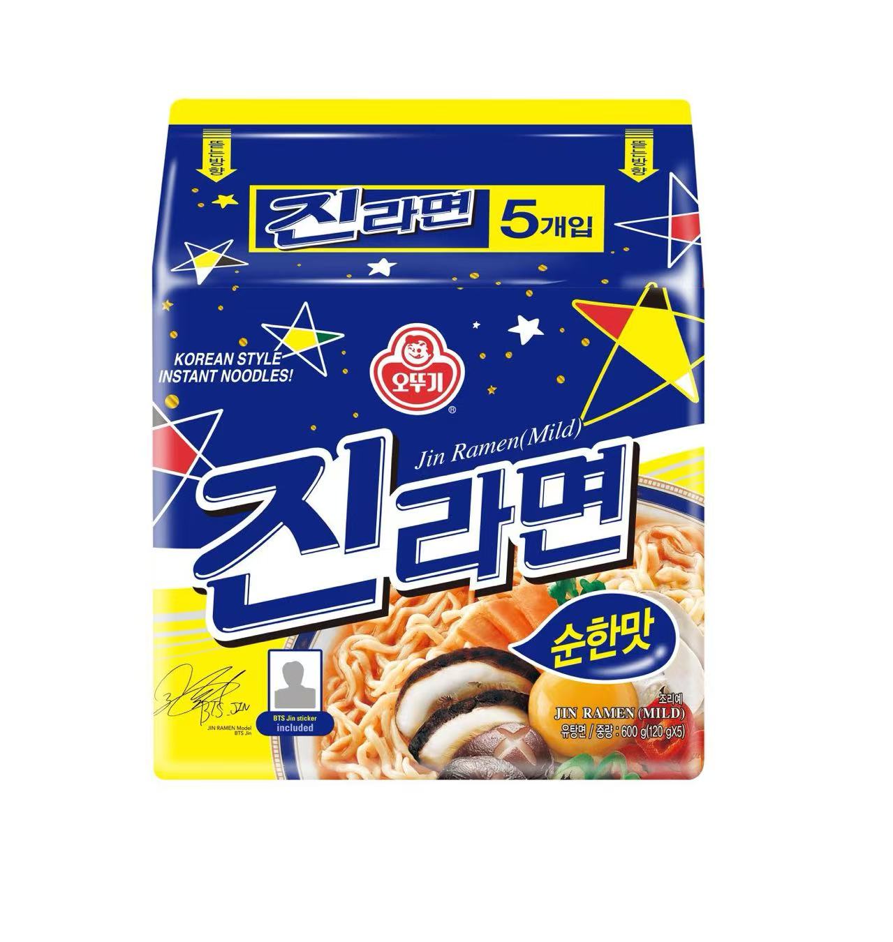 不倒翁金拉面原味600克BTS版