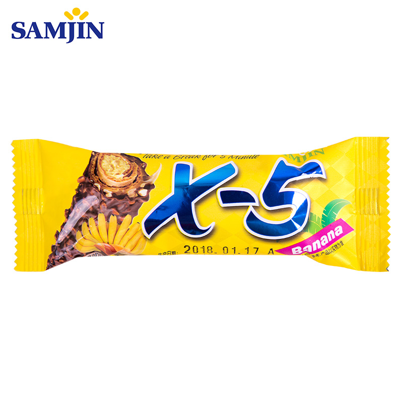 X-5花生夾心代可可脂  巧克力制品香蕉味36g