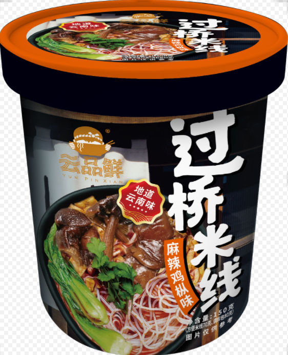 云品鮮麻辣雞樅味過橋米線150g