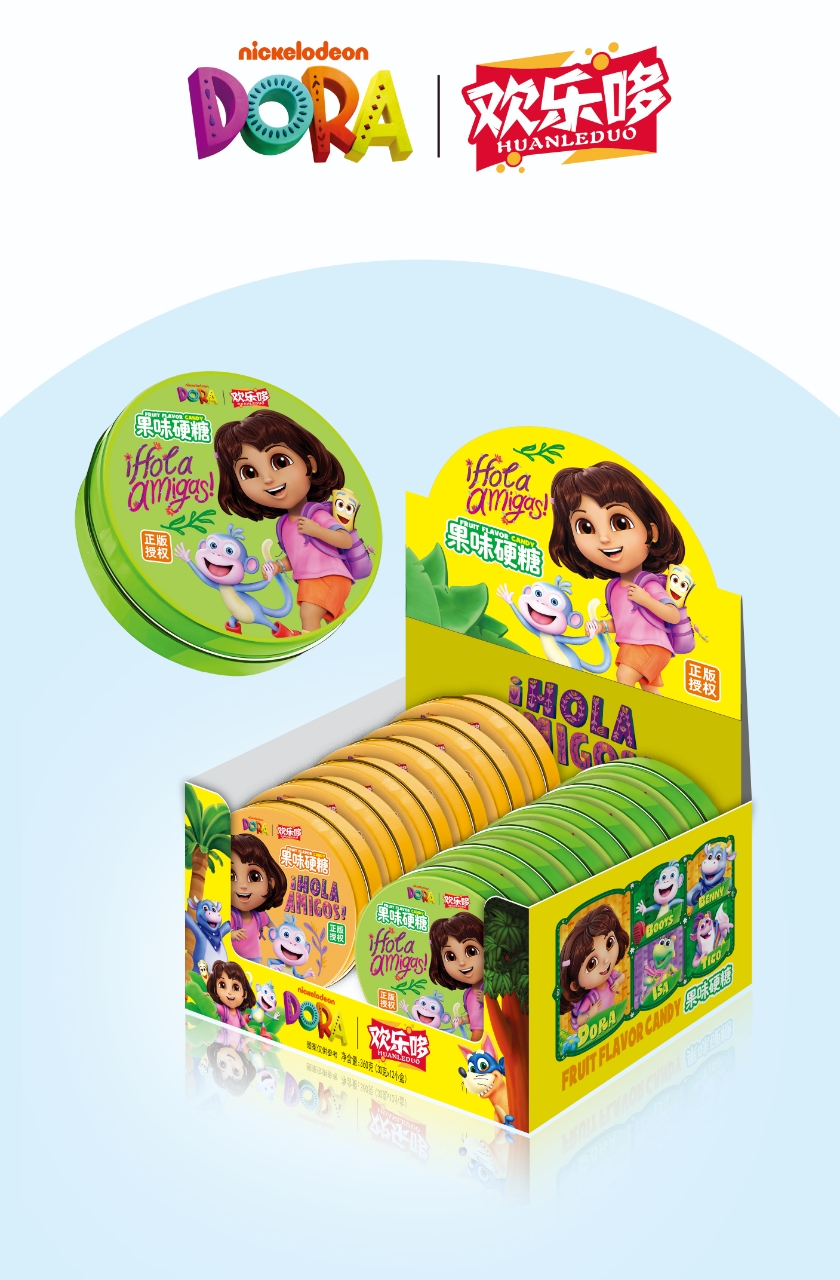 朵拉果味硬糖