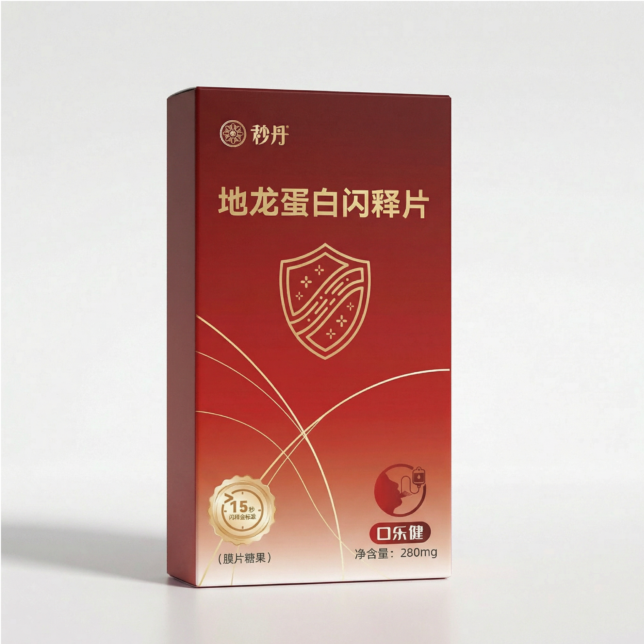 秒丹地龙蛋白闪释片