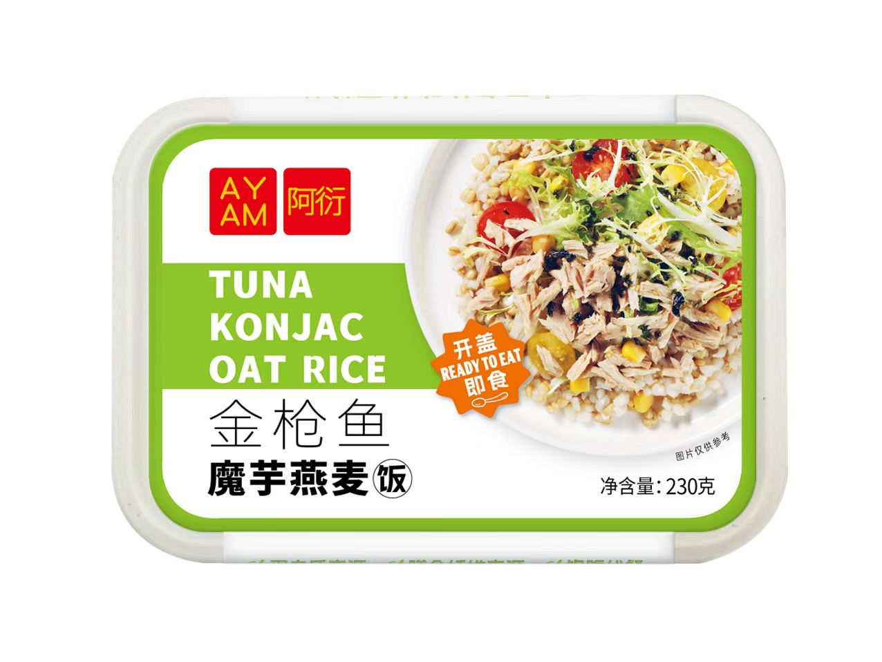 金槍魚魔芋燕麥飯