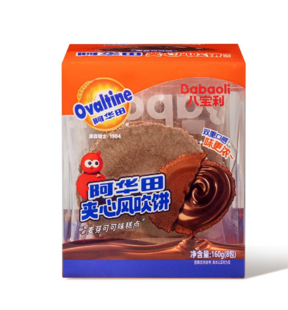 160g阿華田夾心風(fēng)吹餅