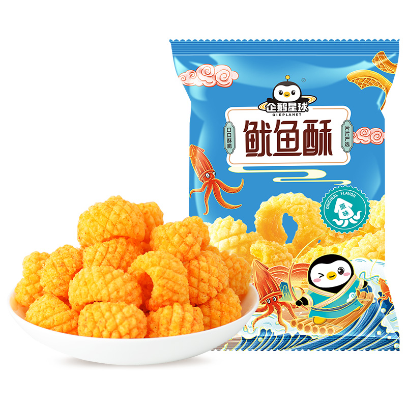 企鵝星球 魷魚酥原味53g