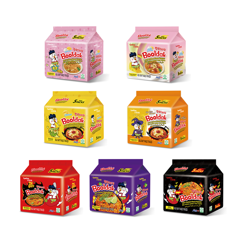 出口五連包拌面