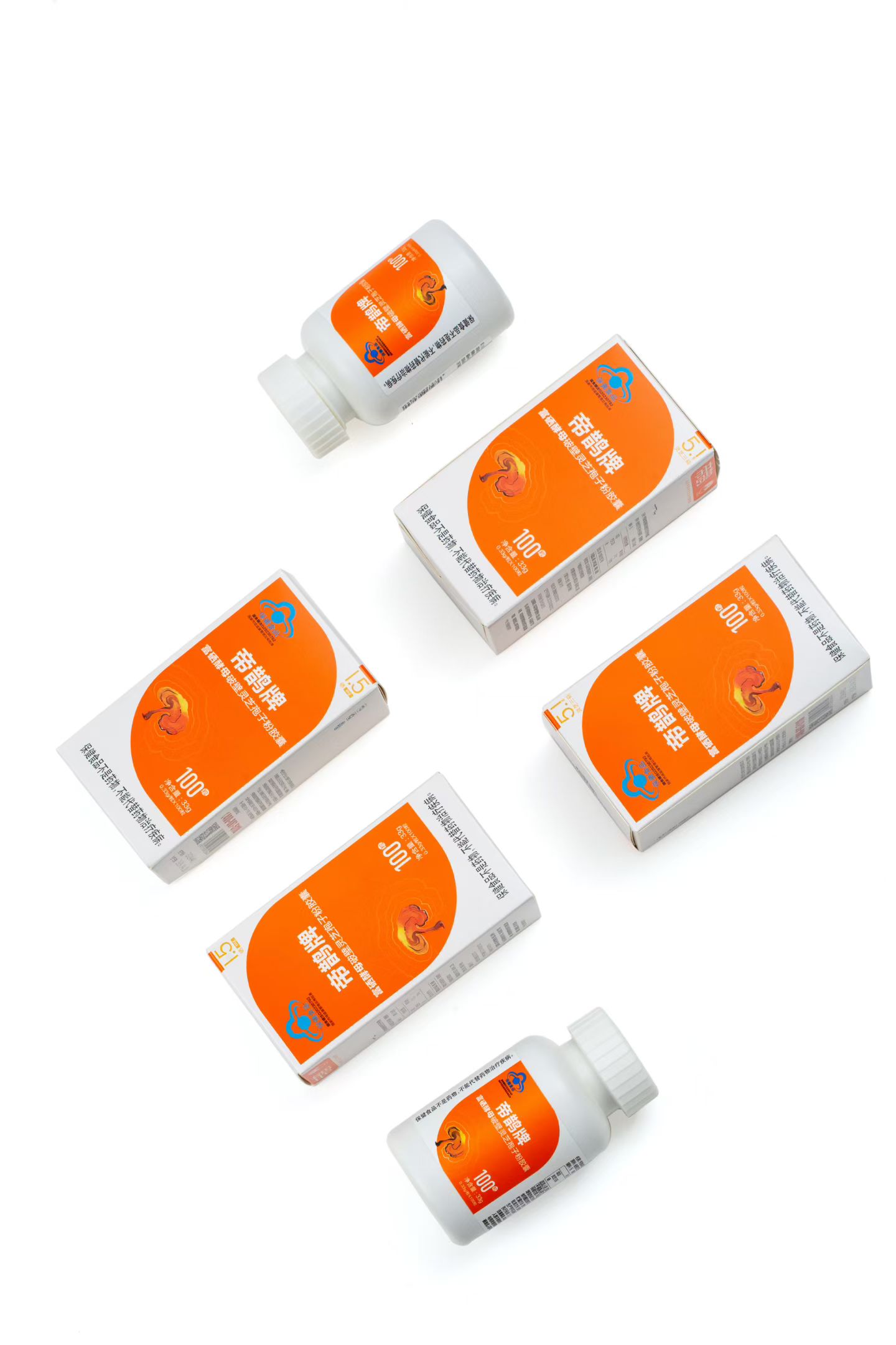 灵芝孢子粉、孢子粉胶囊、灵芝咖啡