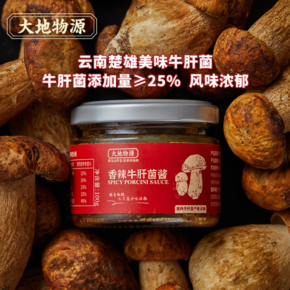 香辣牛肝菌酱